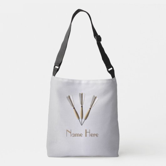 Sac Ajustable Conception de fléchettes Monogram argentées (Dos)