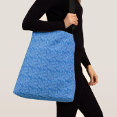 Sac Ajustable Conception de fractale de Hanukkah bleue (De près)