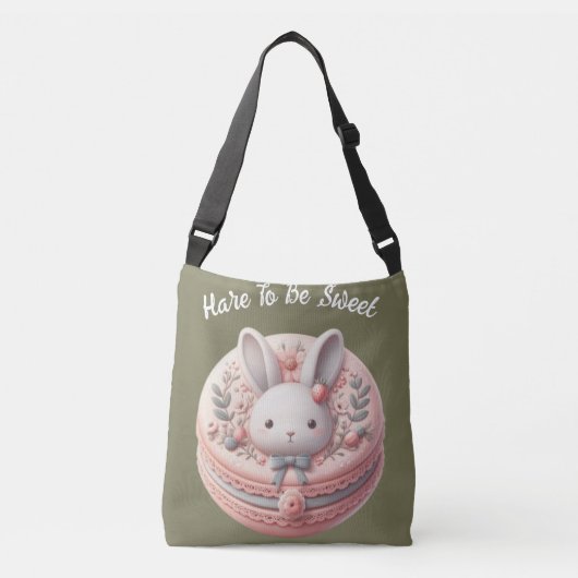 Sac Ajustable Conception de macaron de lièvre personnalisé pour  (Devant)