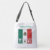 Sac Ajustable Conception de nom de drapeau du Mexique personnali (Dos)
