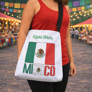 Sac Ajustable Conception de nom de drapeau du Mexique personnali