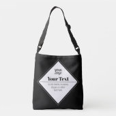 Sac Ajustable Conception de texte moderne éditable & votre logo (Dos)