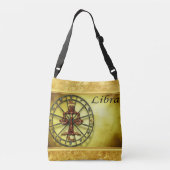 Sac Ajustable Conception de texture de feuille d'or d'astrologie (Dos)