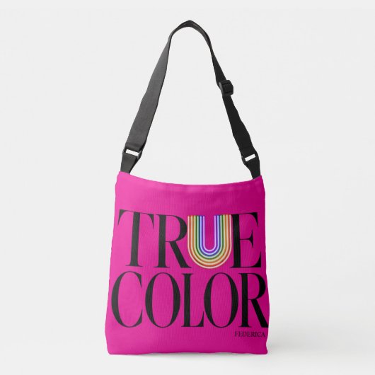 Sac Ajustable Conception de typographie personnalisée éditoriale (Devant)