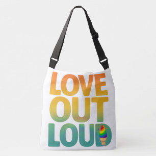 Sac Ajustable Conception de typographie Rétro Fierté Amour à hau
