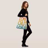 Sac Ajustable Conception de typographie Rétro Fierté Amour à hau (Sur le modèle)