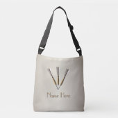 Sac Ajustable Conception des fléchettes Monogrammes (Devant)