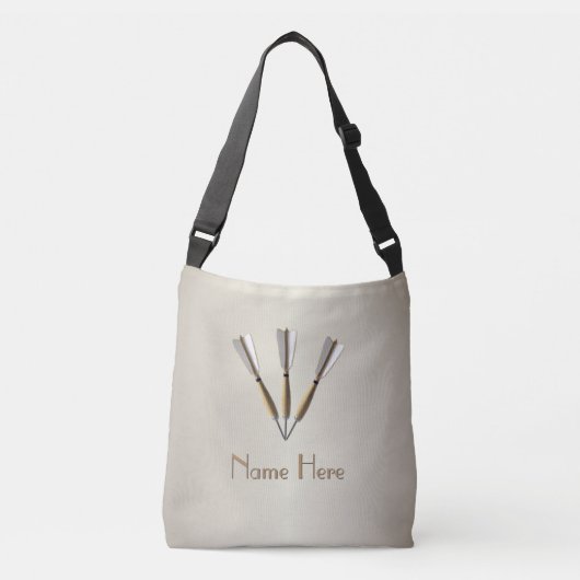 Sac Ajustable Conception des fléchettes Monogrammes (Devant)