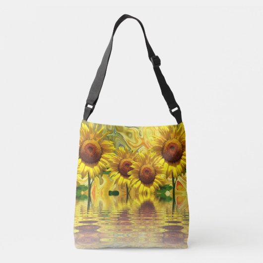 Sac Ajustable Conception impressionnante de tournesol (Dos)