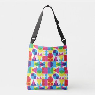 Sac Ajustable Conception motif géométrique Abstraite et colorée.