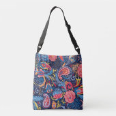 Sac Ajustable Conception Motif vintage Paisley sans faille (Dos)