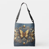 Sac Ajustable Conception Papillon Doré (Dos)