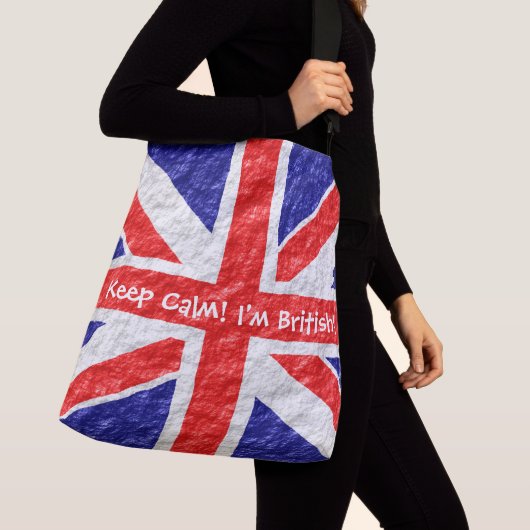 Sac Ajustable Conception personnalisée de drapeau d'Union Jack (De près)