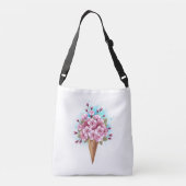 Sac Ajustable Cône rose Sakura crème glacée gaufre (Dos)
