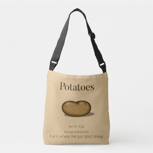 Sac Ajustable Consignes humoristiques d'entreposage des aliments (Devant)