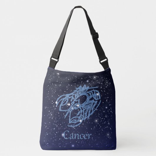 Sac Ajustable Constellation du cancer et signe zodiaque avec éto (Devant)