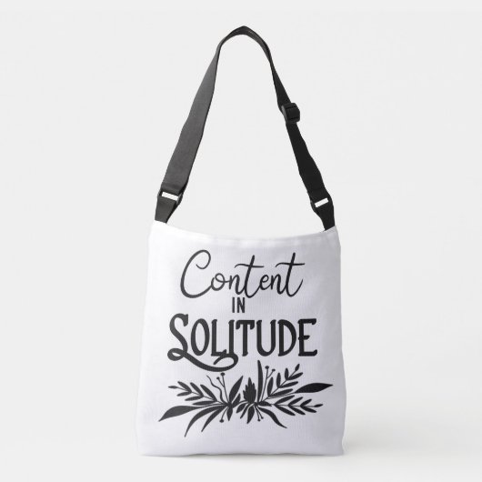 Sac Ajustable Contenu en solitude (Devant)