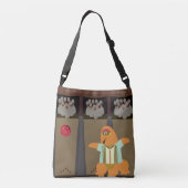 Sac Ajustable Cool Bowling Team Monster Cartoon Art Design (Dos)