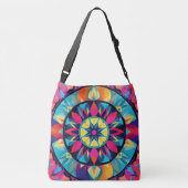 Sac Ajustable Cool Kaleidoscope Aztec Design, Motif bleu rose (Dos)