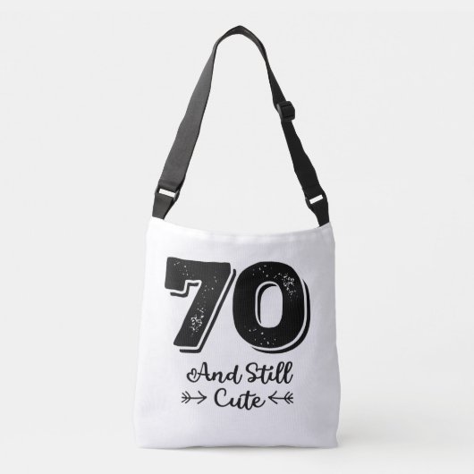 Sac Ajustable cool mignon 70e anniversaire citation des paroles (Devant)