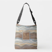 Sac Ajustable Cool personnalisé Retro Abstrait Artistic Waves Mo (Devant)