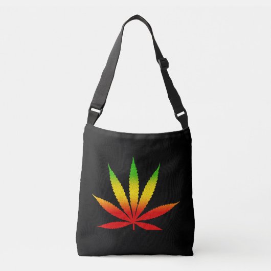 Sac Ajustable Cool Rasta Leaf Reggaors Jamaïcain Jamaïque (Devant)