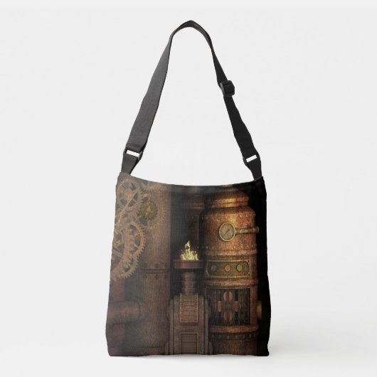 Sac Ajustable Cool Vintage Grungy Industrial Steampunk (Devant)