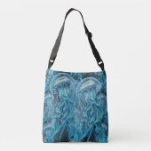 Sac Ajustable Coquillages bleus et noirs (Dos)