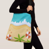 Sac Ajustable coquille de mer sablonneuse (De près)