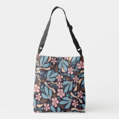 Sac Ajustable Coral Blue Floral Dark Print (Dos)