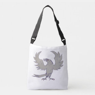 Sac Ajustable Corbeau à effraction gothique