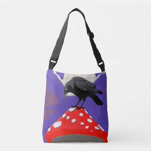Sac Ajustable Corbeau Mystique Gothique (Devant)
