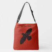 Sac Ajustable Corbeau rouge (Dos)