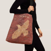 Sac Ajustable Corbeau Rustique Sur Écorce Interne De Bouleau (De près)