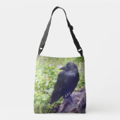 Sac Ajustable Corbeau sur bois de chauffe (Dos)