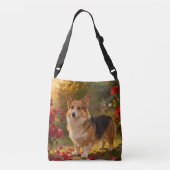 Sac Ajustable Corgi dans les Roses V (Dos)