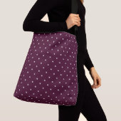 Sac Ajustable Cosmos au chocolat et points blancs (De près)