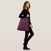 Sac Ajustable Cosmos au chocolat et points blancs (Sur le modèle)