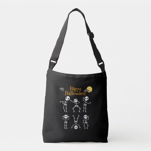Sac Ajustable Costume d'Halloween Joyeux Skeleton effrayant Dans (Devant)
