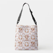 Sac Ajustable Couche pour Nursery Boho Rêveuse Vache des Highlan (Dos)