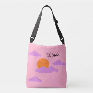 Sac Ajustable Coucher de soleil avec nuages : rose oeillet