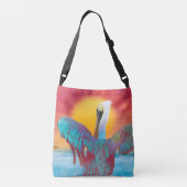 Sac Ajustable COUCHER DE SOLEIL DE L'ÎLE Pélicane Brown (Dos)