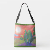 Sac Ajustable coucher de soleil sur le désert (Dos)