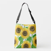 Sac Ajustable Couleur d'eau des fleurs de soleil (Dos)