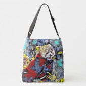 Sac Ajustable Couleur - Panda rouge (Dos)