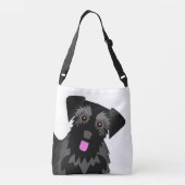 Sac Ajustable Couleur personnalisée de la table Schnauzer (Dos)