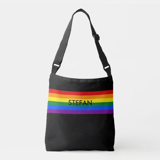 Sac Ajustable COULEURS DU DRAPEAU ARC-EN-CIEL + vos idées (Devant)