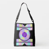 Sac Ajustable Couleurs pastel & coeurs violets battre (Dos)