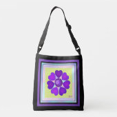 Sac Ajustable Couleurs pastel & coeurs violets battre (Dos)