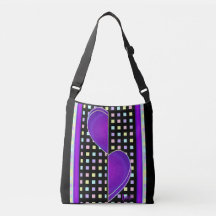 Couleurs pastel & coeurs violets battre